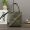 Loewe Mini Puzzle Fold Tote In Shiny Calfskin Dark Khaki Green