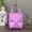 Loewe Mini Puzzle Fold Tote In Shiny Calfskin Rose Purple