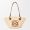 Loewe Small Anagram Basket Bag In Iraca Palm and Calfskin Beige/Brown
