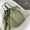 Loewe Small Hammock Bag In Classic Calfskin and Anagram Jacquard Green/Beige