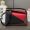 Loewe Small Puzzle Bag In Nappa Calfskin Black/Red
